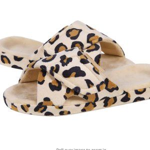 Adjustable House Slippers Women with Arch Support Open Toe Fuzzy Slide Sandals